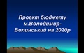 Проект Бюджету 2020